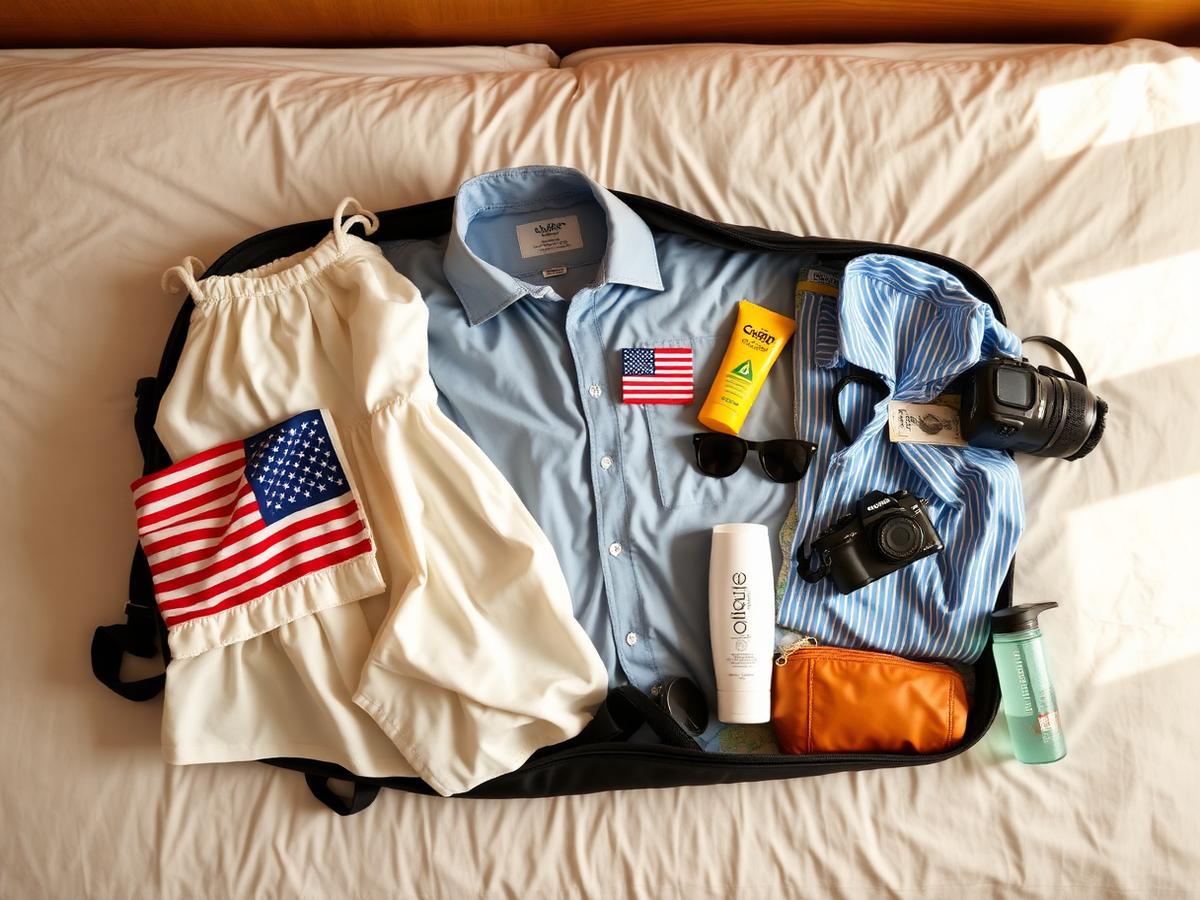 Packing list items for Navy boot camp graduation travel